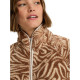 Roxy Γυναικεία ζακέτα Blurry Cloud Print - Full Zip Relaxed Fleece